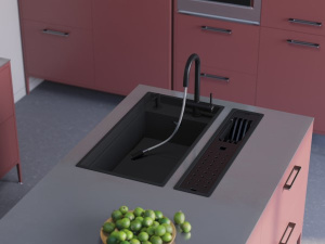 Корзина для кухонной мойки Omoikiri DRY-03 PRO GB встраиваемая