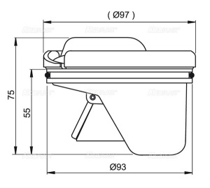 Сифон для душевого трапа AlcaPlast Smart APV0020