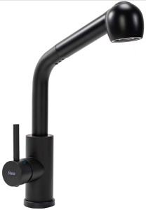 Смеситель для кухонной мойки Rea Troy black matt REA-B6300