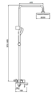 Душевая стойка Gappo G2402-8
