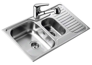 Кухонная мойка TEKA Princess 1 1/2B 1/2D (+61001169+PA330/PA133), 80х50, микротекстура