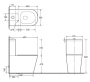 Напольный унитаз SantiLine SL-5014