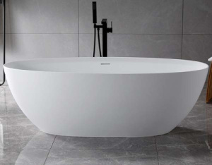 Ванна из искусственного камня Vincea VBT-4S01MW, 170х76, белый матовый
