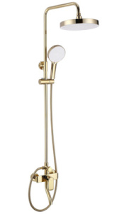 Душевая стойка Rea Bloom Gold REA-P9528 / Gold White REA-P9529, золото