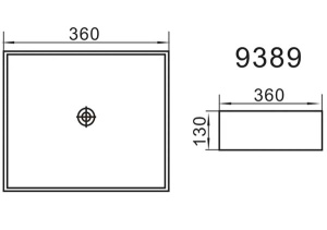 Умывальник Axus 9389