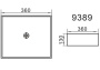Умывальник Axus 9389
