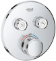 Смеситель встраиваемый Grohe Grohtherm SmartControl 29119000 / 29119DC0 термостатический