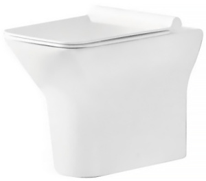 Приставной унитаз BelBagno Romano BB248CBR безободковый, белый
