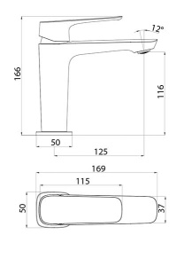 Смеситель для умывальника Iddis Sign SIGSB00i01
