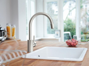 Смеситель для кухонной мойки Grohe Concetto 32663DC3 с выдвижным изливом