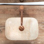 Умывальник Rea Belinda Mini Travertine Matt REA-U4700