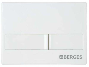 Кнопка для инсталляции Berges Novum L1 040011 / L4 040014, белый глянцевый