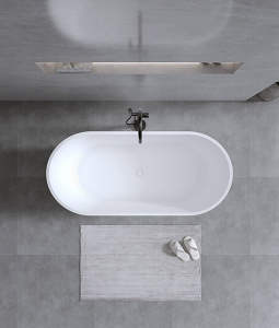Ванна из искусственного камня Timo ELISSA1500 / ELISSA1580 / ELISSA1700 Solid Surface