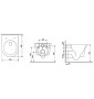 Подвесной унитаз Damixa Skyline DX35C1700SC