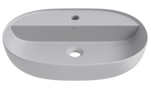 Умывальник Wellsee Chic Riviera 326818000 / 326821000 / 326824000, 50х38, серый матовый