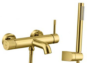 Смеситель для ванны Boheme Uno 463-G Gold / 463-MG Matt Gold, золото матовое