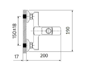 Смеситель для ванны Wisent W32243