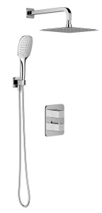 Душевая система скрытого монтажа Omnires Parma SYSPM11CR с термостатом