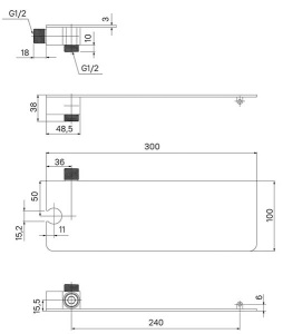 Шланговое подключение Iddis Slide SLIAC00i62