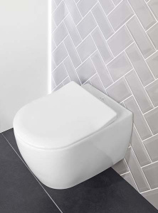 Подвесной унитаз Villeroy&Boch Subway 2.0 5614R001, белый