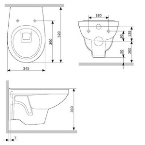 Подвесной унитаз Berges Gamma 081105 с крышкой Soft Close