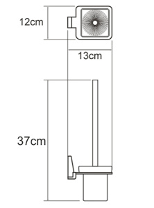 Ершик для унитаза Wasserkraft Lopau K-6027