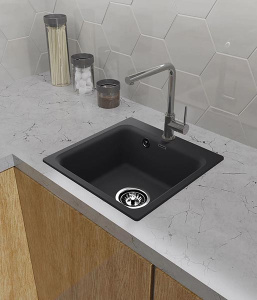 Кухонная мойка GranFest Smart SM-430 с сифоном