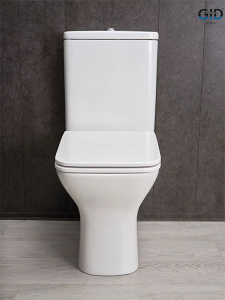 Напольный унитаз Gid Tn2125 с сиденьем Soft Close, белый