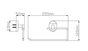 Держатель для полотенец Wisent WP2803-2