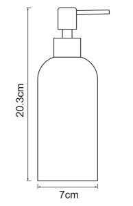 Дозатор для жидкого мыла Wasserkraft Neime K-1999