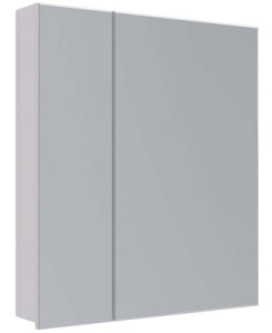 Шкаф-зеркало Lemark Universal 70 / 80, 70х79, белый глянец