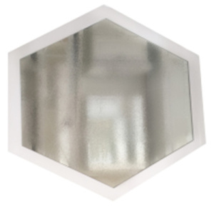 Зеркало Garda 5_600_PVC / 5_700_PVC белое, 60х70