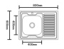 Кухонная мойка Stellar S98060LD / S98060RD