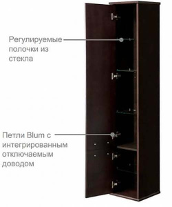 Пенал Roca America Evolution дуб светлый 35