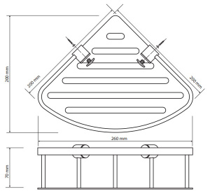 Полка Bemeta Cytro 146208082