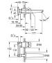 Смеситель встраиваемый Grohe BauEdge 20474001