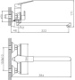 Смеситель для ванны Haiba HB22533-3