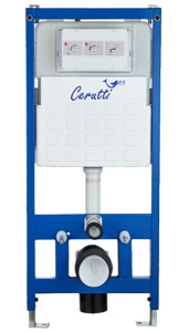 Инсталляция для унитаза Cerutti CR555 с кнопкой CR02SV