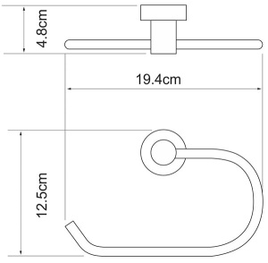 Держатель для полотенец Wasserkraft Donau K-9460