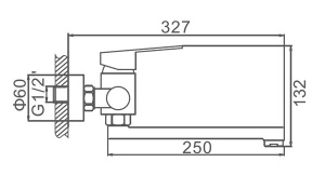 Смеситель для кухонной мойки Ledeme L74603