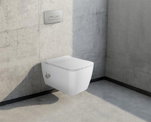 Подвесной унитаз CeraStyle Hera HC01706PH00 безободковый с функцией биде, белый