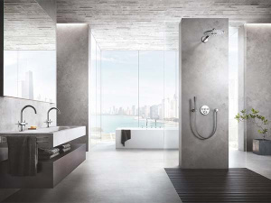 Смеситель на борт ванны Grohe Atrio New 19923DC3, суперсталь