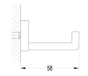 Крючок Omnires Darling DA70110BL