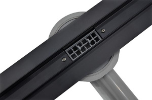 Душевой трап Roxen Black Slim, 60 см