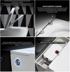 Подвесной унитаз Cerutti Argentera Aria Pulse CT10590 с импульсным смывом