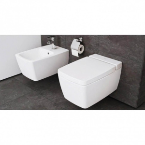 Подвесной унитаз Vitra Metropole Rim-ex 7672B003-1086 в комплекте с V.Fresh, белый