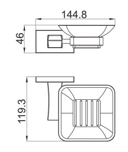 Мыльница Gappo G0702-6