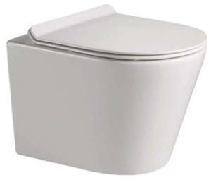 Подвесной унитаз BelBagno Flay-R безободковый, белый