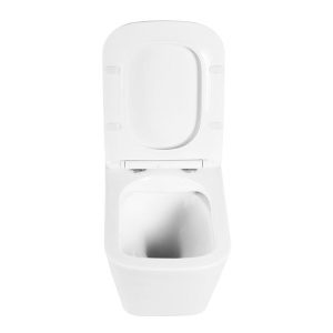 Подвесной унитаз BelBagno Due BB3103CHR безободковый, белый