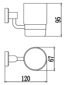 Стакан Savol S-009558